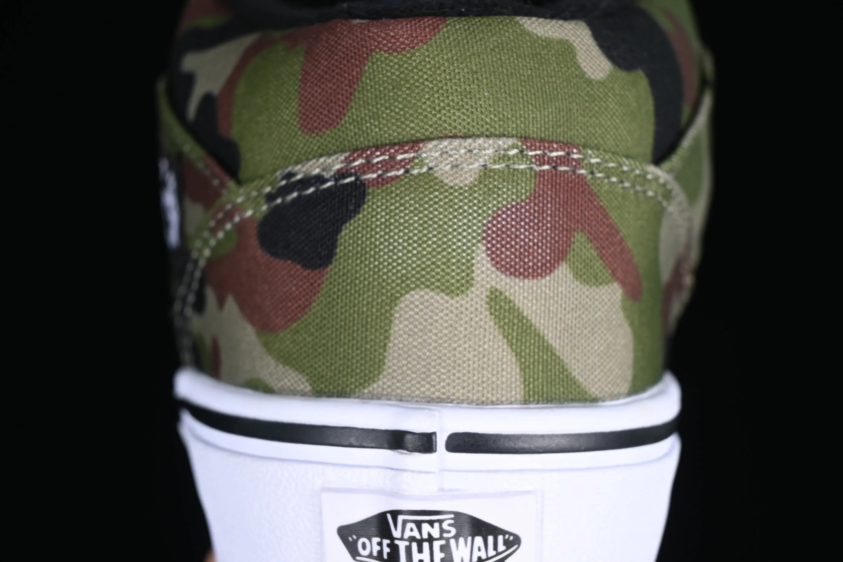 All categories Vans Vans series Vans Mid Vans Half Cab LX black and green camouflage retro casual skateboard shoes VN-OHJ TC6D